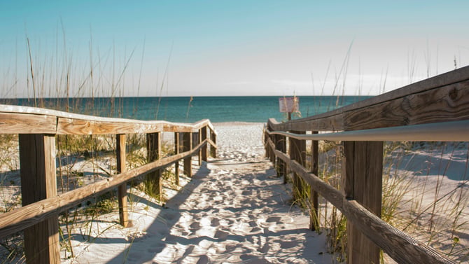 Steps to the Beach